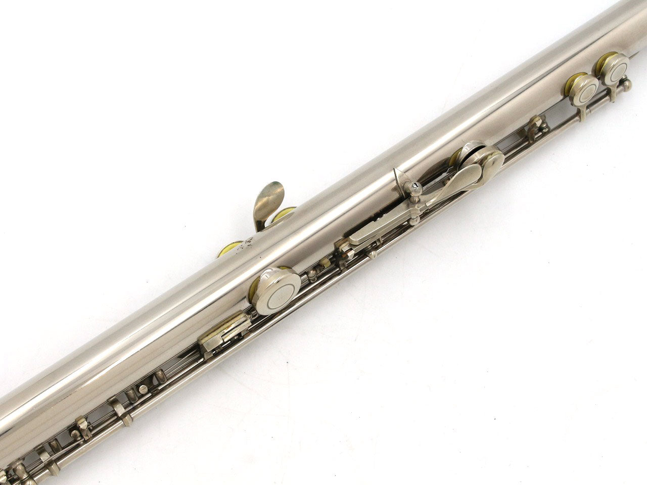 [SN K924] USED MURAMATSU / Flute M-120, silver headstock, all tampos replaced [09]
