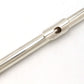 [SN 327] USED YAMAHA / Flute YFL-61 all silver, all tampos replaced [09]
