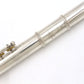 [SN 327] USED YAMAHA / Flute YFL-61 all silver, all tampos replaced [09]
