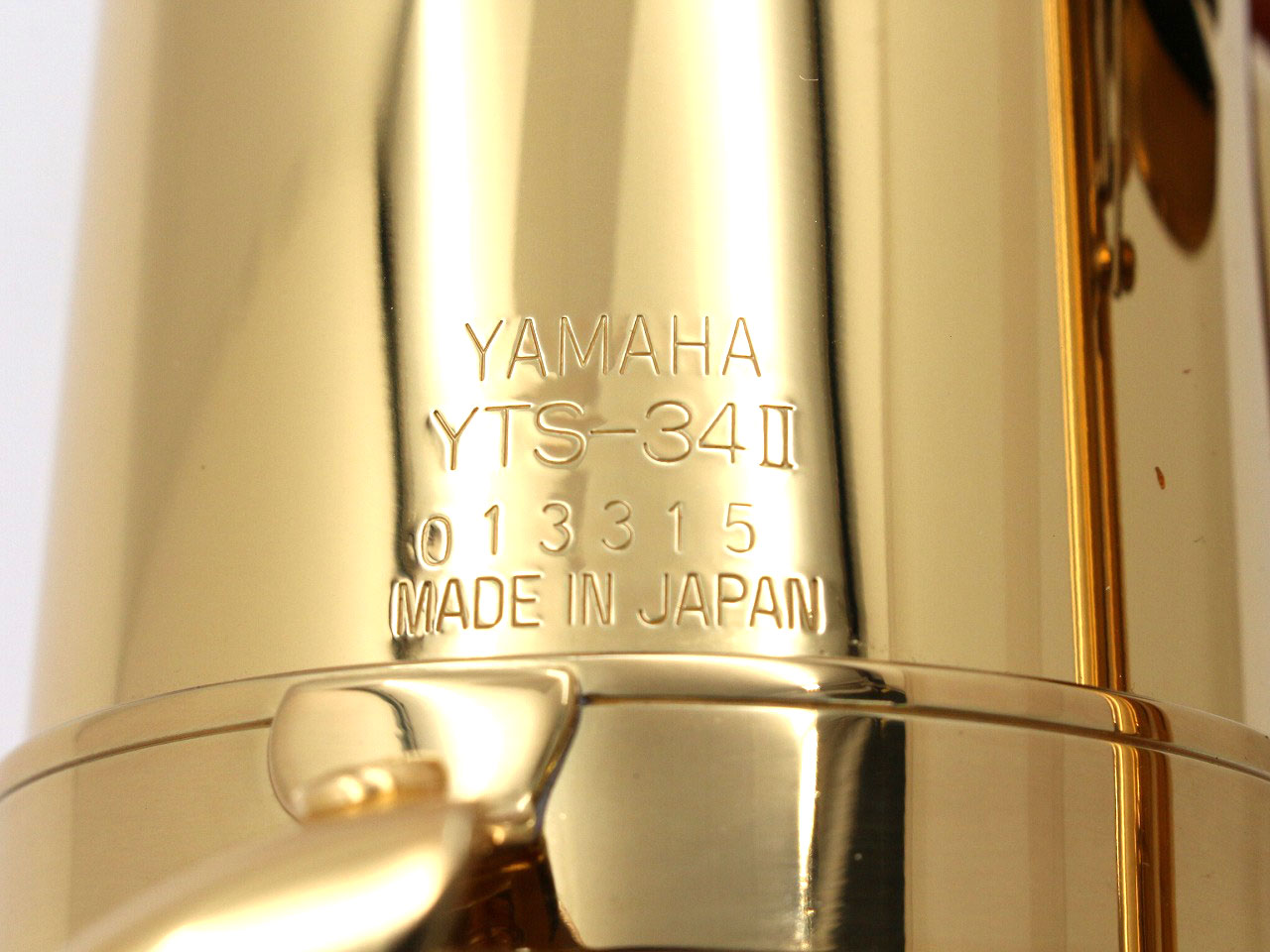[SN 13315] USED YAMAHA / Tenor sax YTS-34II, all tampos replaced [09]