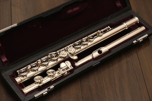 [SN 2145] USED YAMAHA / Yamaha YFL-611II All silver flute [10]