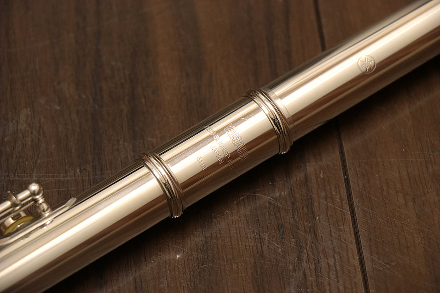 [SN 2145] USED YAMAHA / Yamaha YFL-611II All silver flute [10]