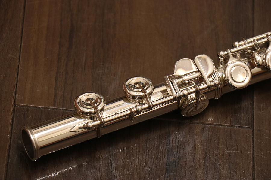 [SN 2145] USED YAMAHA / Yamaha YFL-611II All silver flute [10]