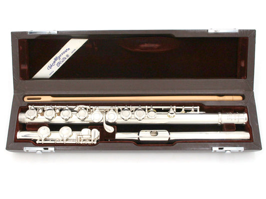 [SN 40714] USED MIYAZAWA / Flute MS-70S, lip plate silver, all tampos replaced [09]