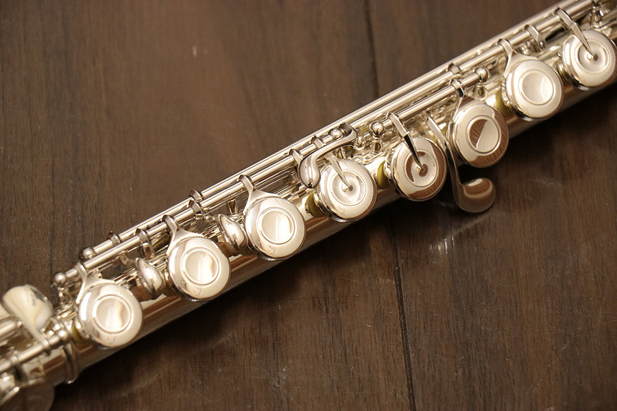 [SN 16163] USED MURAMATSU EX CC Silver Head Flute [10]