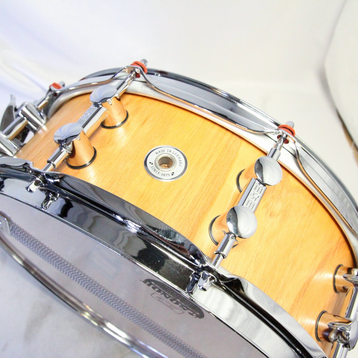 USED SONOR / SSE13-1405SDW KEYAKI Snare Drum 14x5, pure Japanese zelkova wood, gouged body, case included [08]