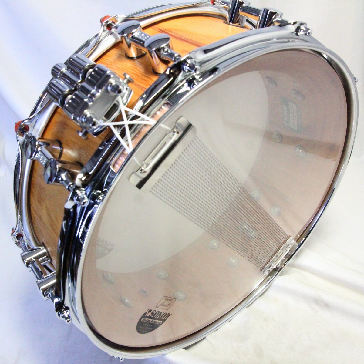 USED SONOR / SSE13-1405SDW KEYAKI Snare Drum 14x5, pure Japanese zelkova wood, gouged body, case included [08]
