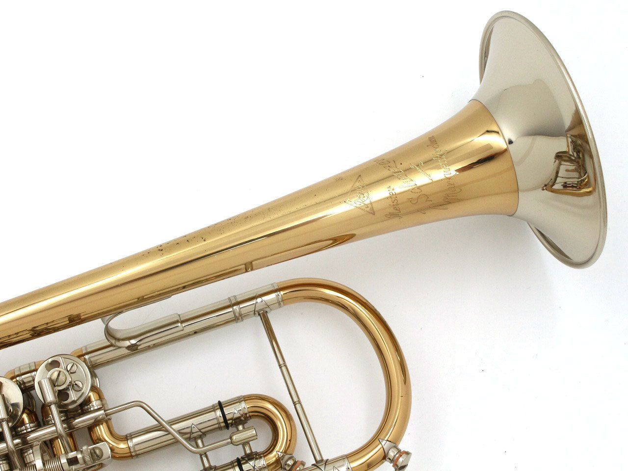 [SN 26548] USED JOHANNES SCHERZER / Rino Rotaly Trumpet [11]
