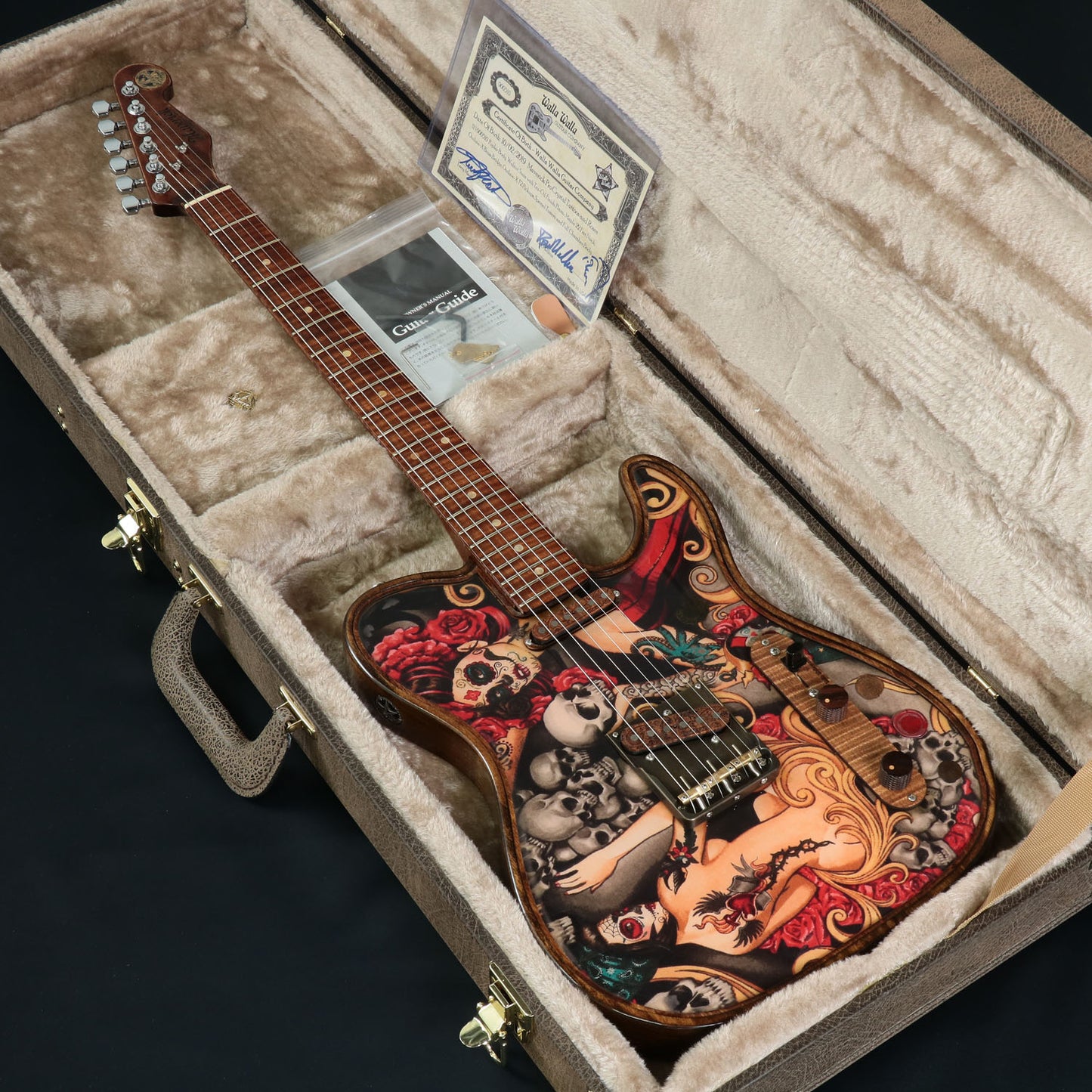 [SN 900510] USED Walla Walla Guitar Company / Marverick Pro Crystal Tattoo and Rose [2019 / 3.17kg] Walla Walla Guitar Electric Guitar [08]