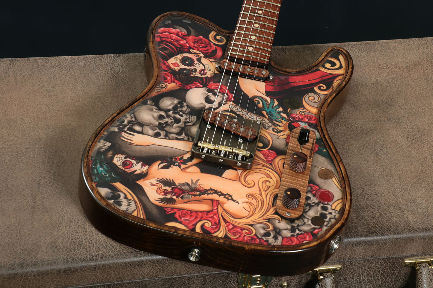 [SN 900510] USED Walla Walla Guitar Company / Marverick Pro Crystal Tattoo and Rose [2019 / 3.17kg] Walla Walla Guitar Electric Guitar [08]