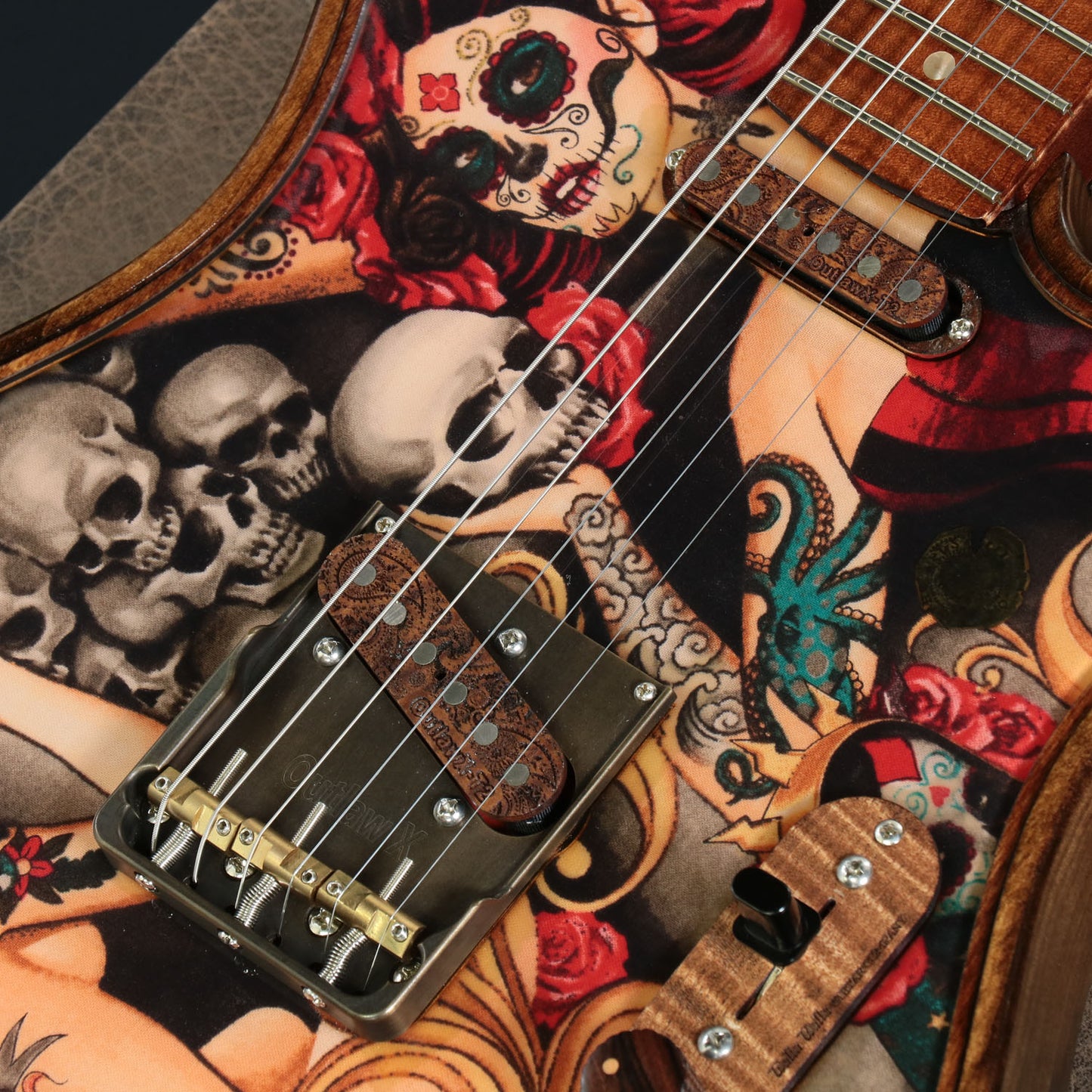 [SN 900510] USED Walla Walla Guitar Company / Marverick Pro Crystal Tattoo and Rose [2019 / 3.17kg] Walla Walla Guitar Electric Guitar [08]