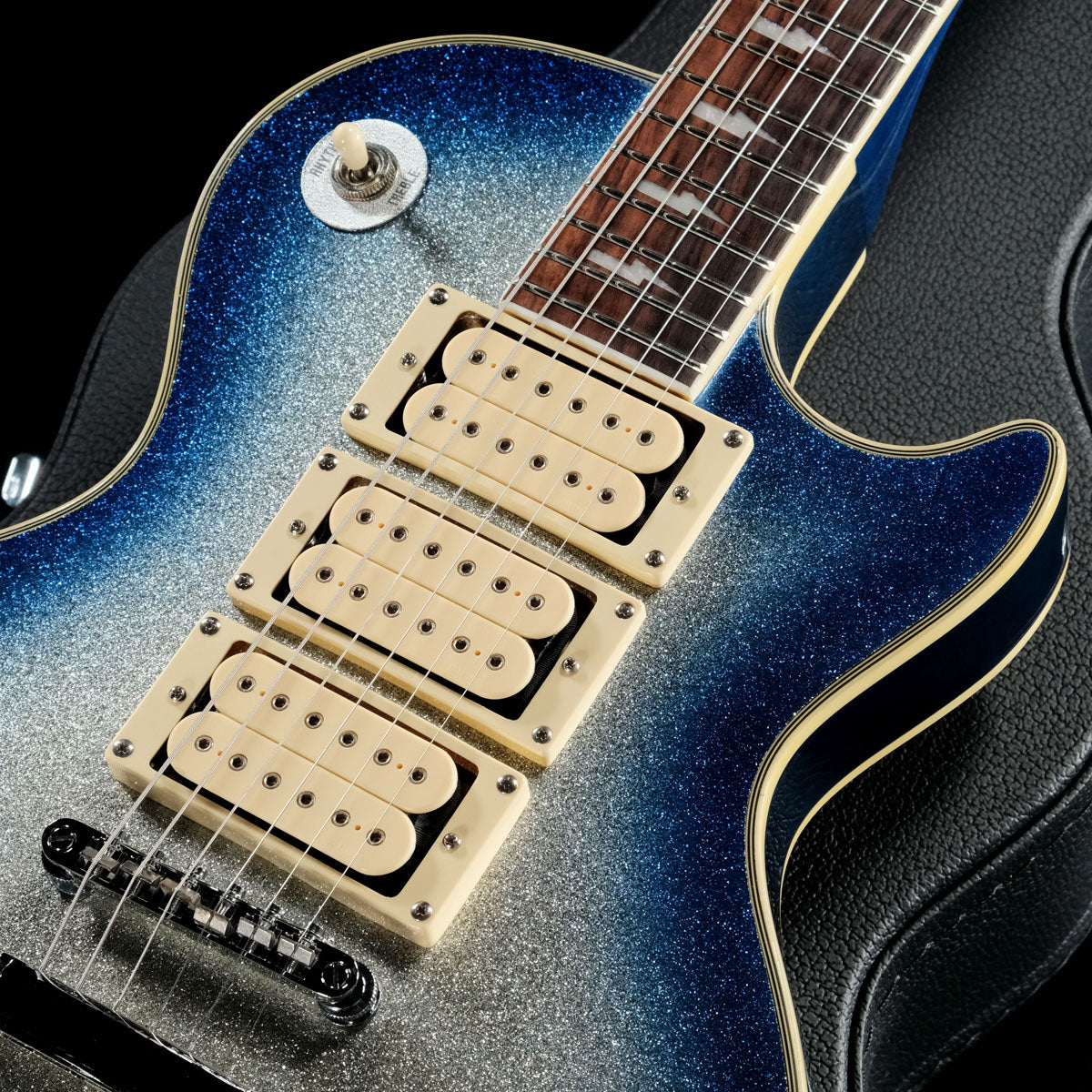 [SN I00010046] USED EPIPHONE / Ace Frehley Les Paul Silver Flake / Blue Burst 2000 [05]
