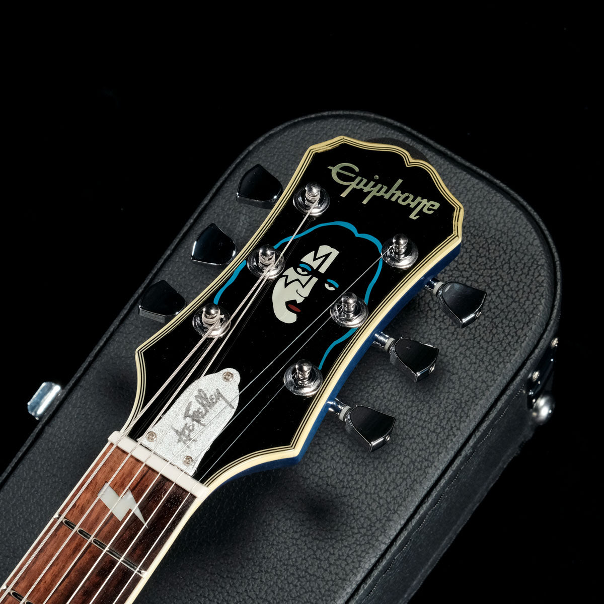 [SN I00010046] USED EPIPHONE / Ace Frehley Les Paul Silver Flake / Blue Burst 2000 [05]