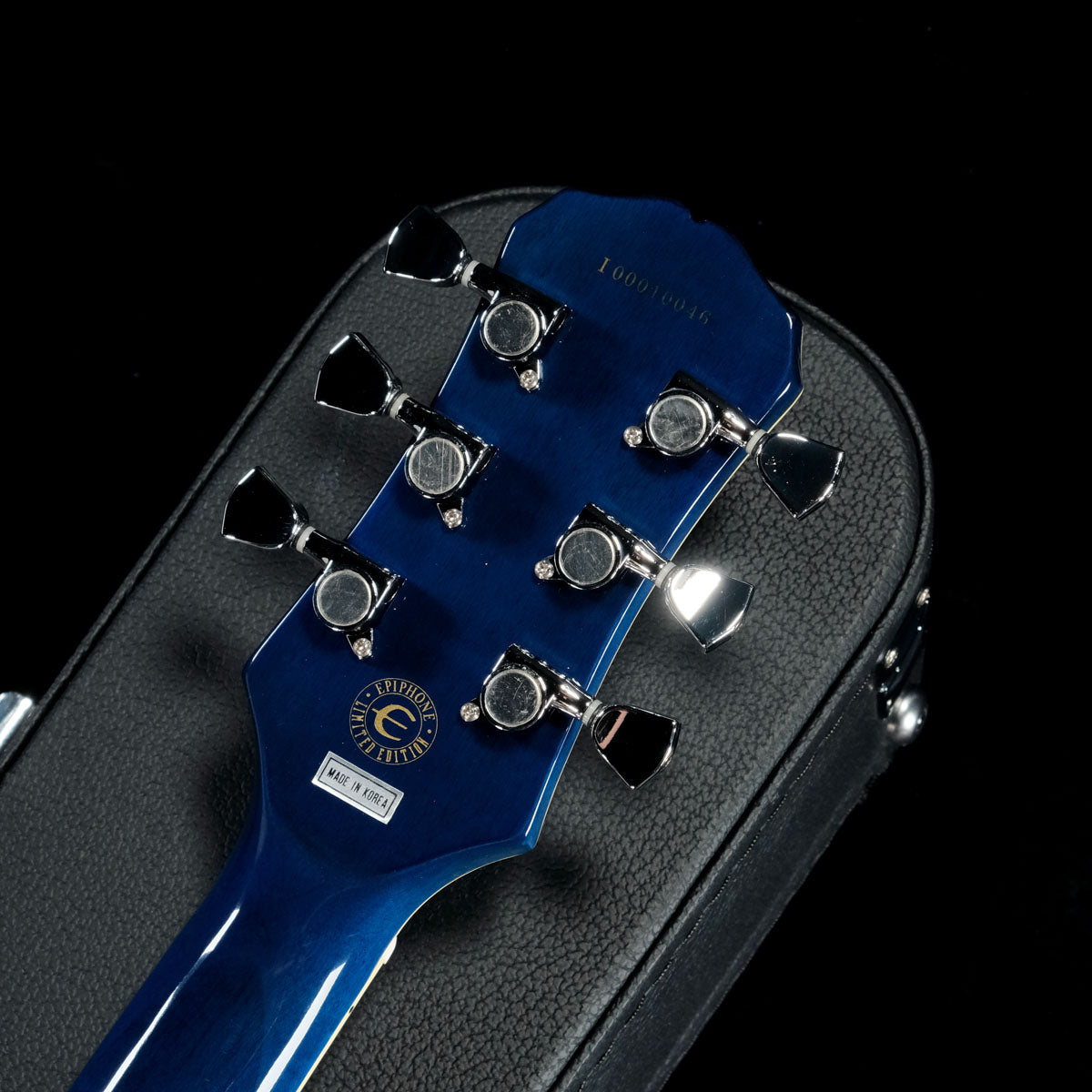 [SN I00010046] USED EPIPHONE / Ace Frehley Les Paul Silver Flake / Blue Burst 2000 [05]