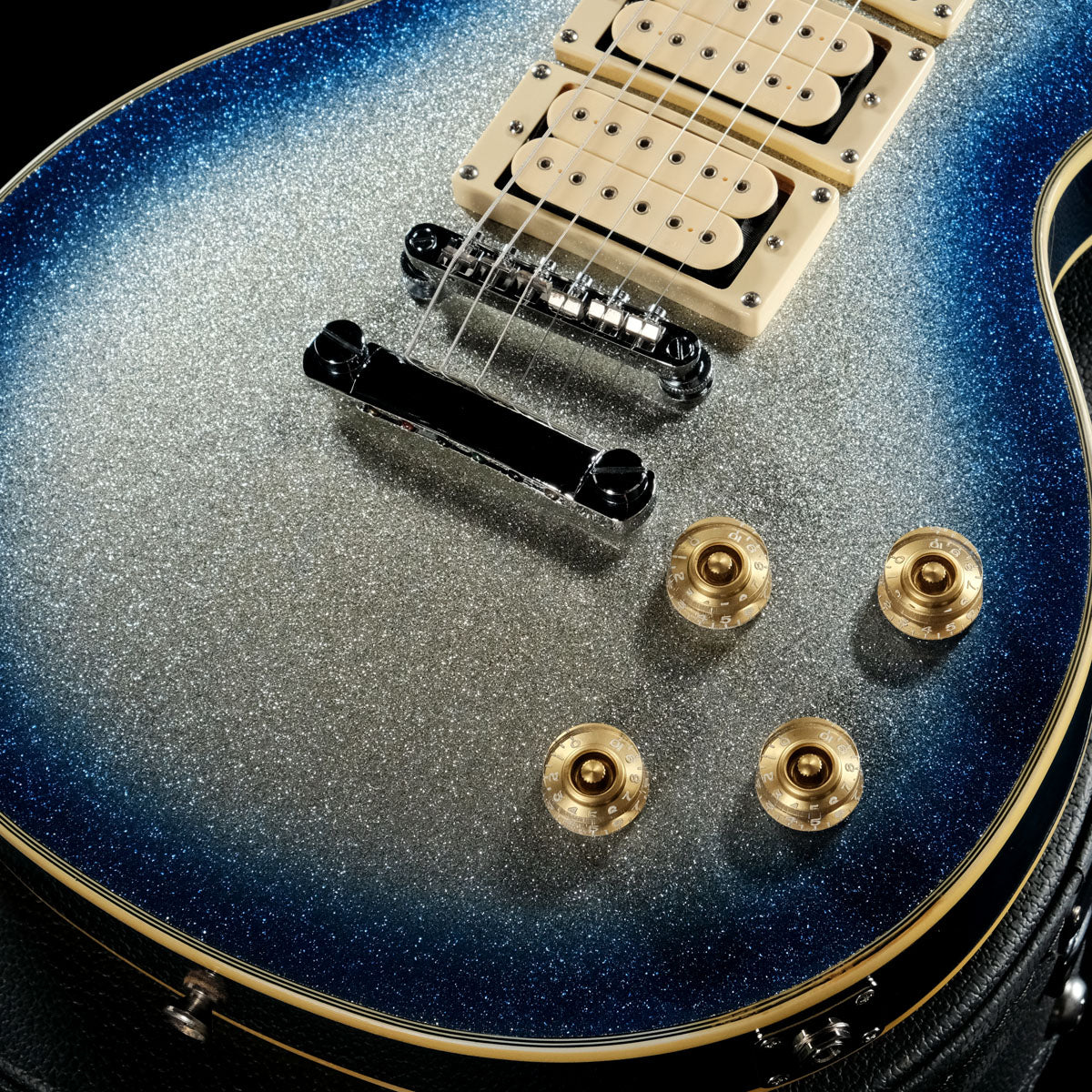[SN I00010046] USED EPIPHONE / Ace Frehley Les Paul Silver Flake / Blue Burst 2000 [05]