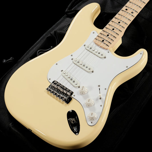 [SN JD15017463] USED Fender / ST-YJM / Yngwie Malmsteen Stratocaster Yellow White [05]