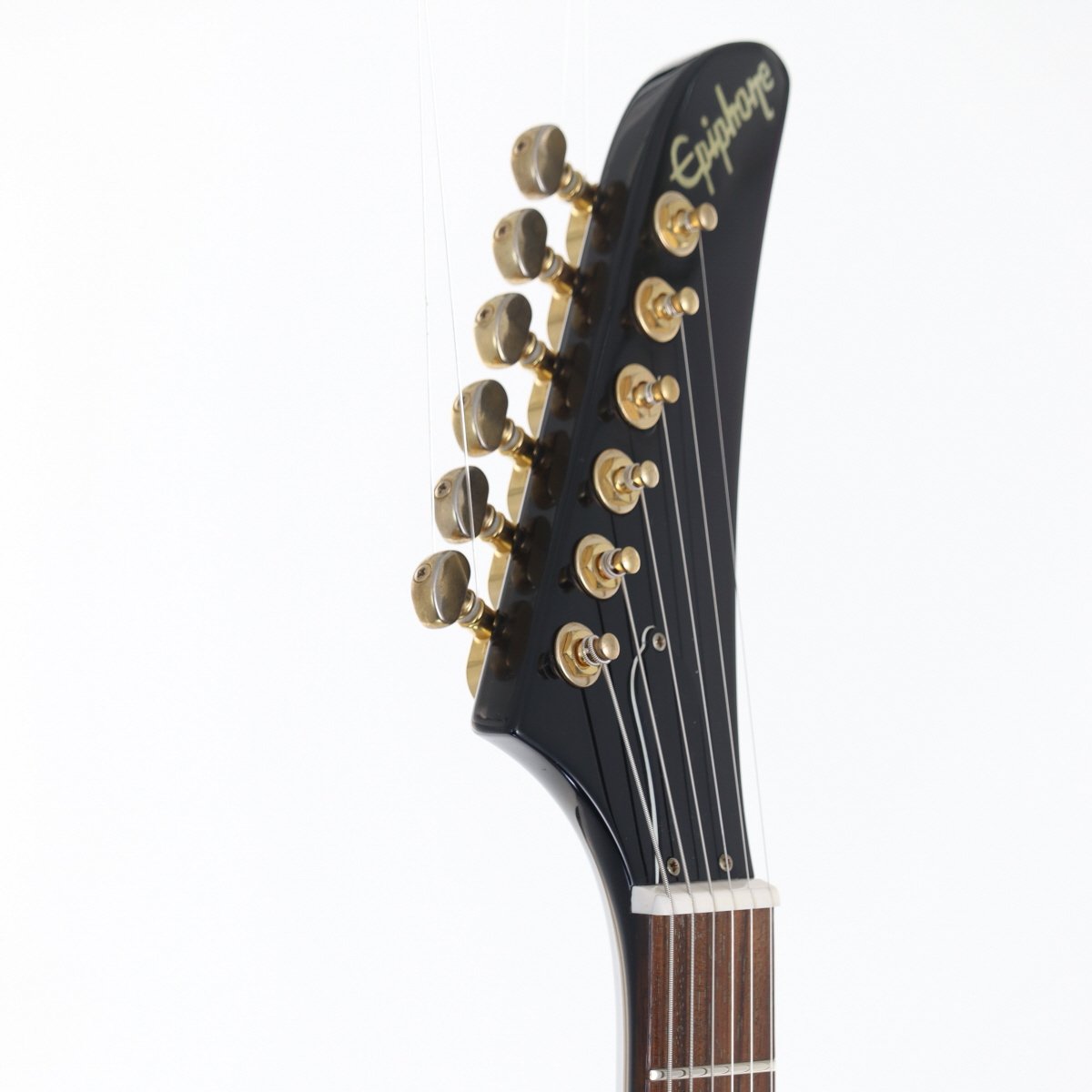 [SN 1006200259] USED Epiphone / 1958 Korina Explorer Ebony [12]