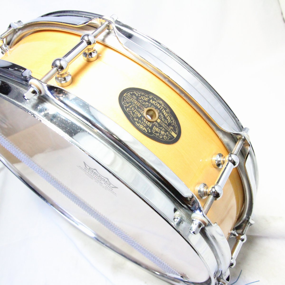 USED JOE MONTINERI / 10ply Maple 14x4 Joe Montineri Maple Snare [08]