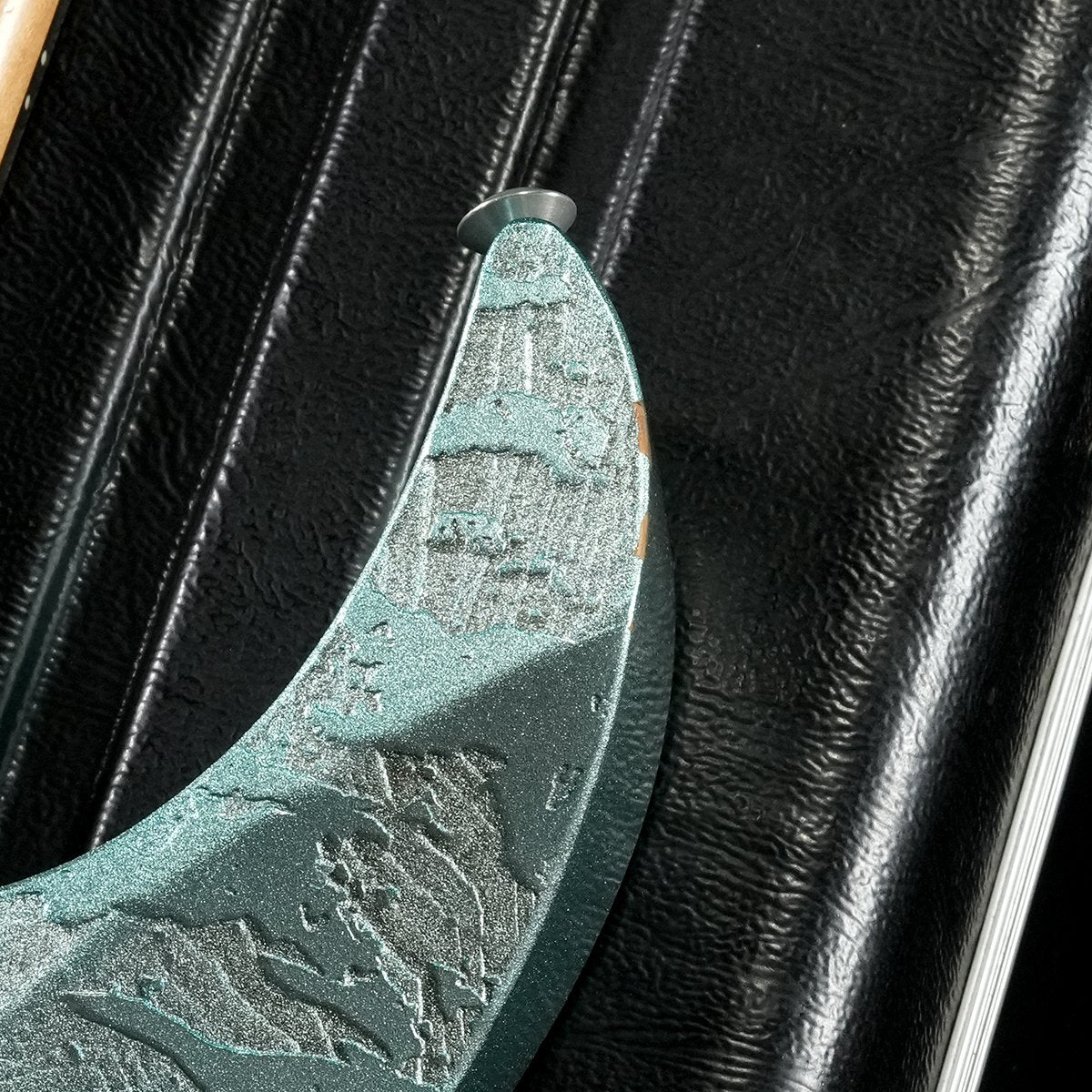 [SN F98057522] USED IBANEZ / JEM90 HAM Blue-green metallic texture [05]