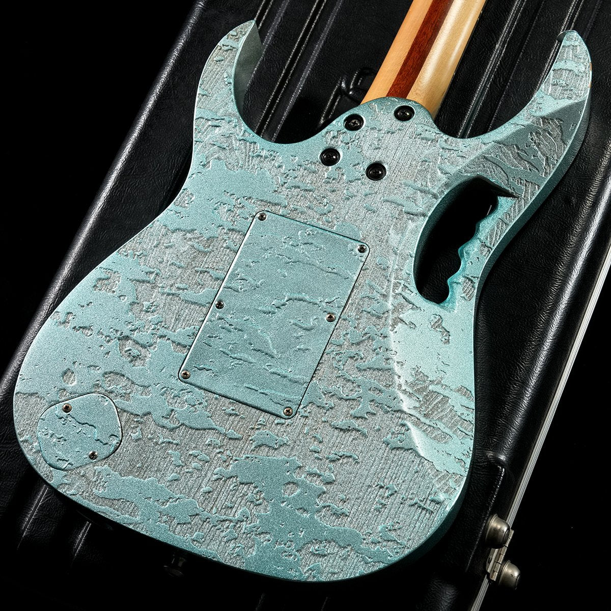 [SN F98057522] USED IBANEZ / JEM90 HAM Blue-green metallic texture [05]
