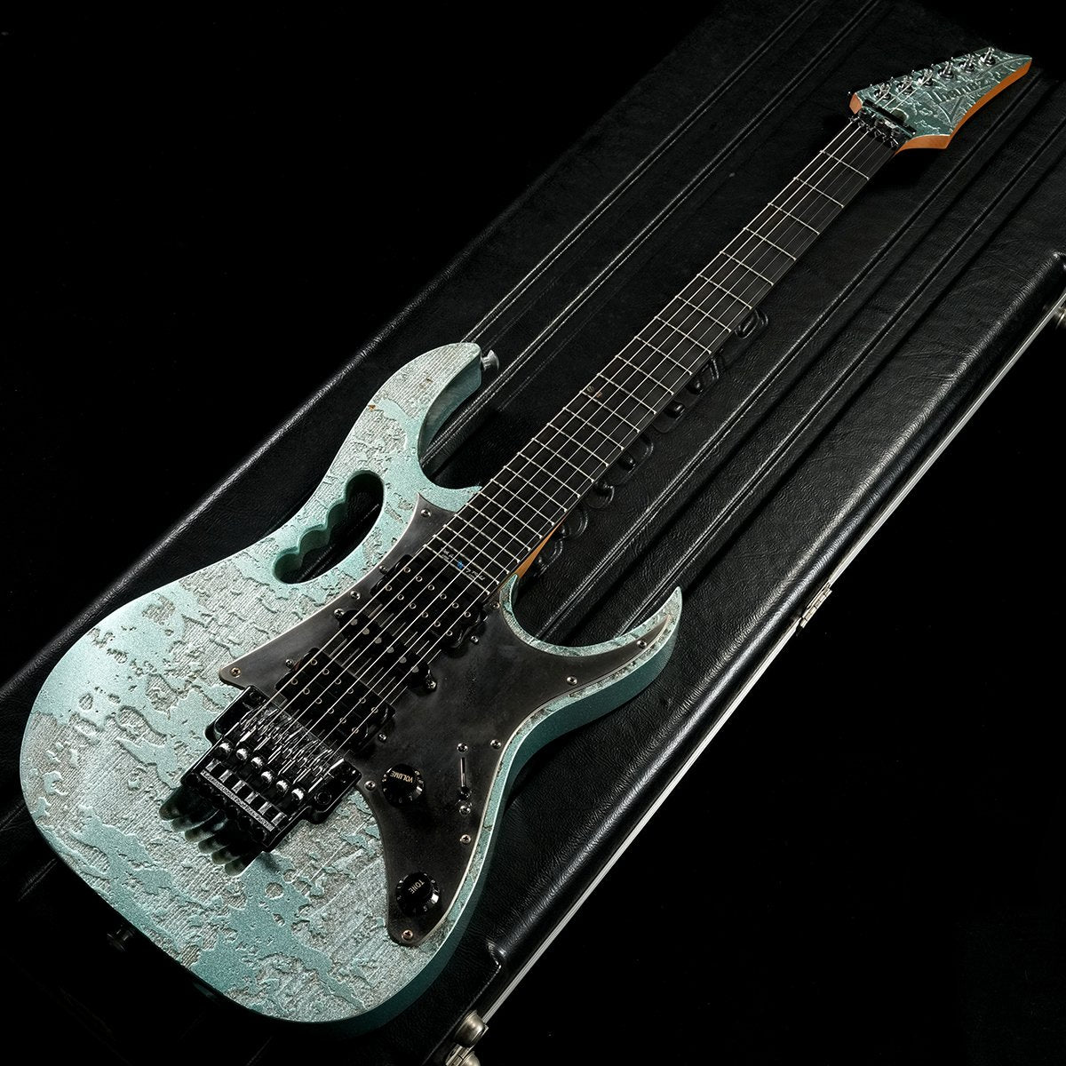 [SN F98057522] USED IBANEZ / JEM90 HAM Blue-green metallic texture [05]