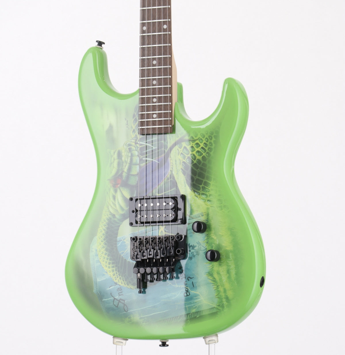 [SN 22072901491] USED KRAMER / Snake Sabo Baretta Snake Green [made in 2022/3.86kg] Kramer Electric Guitar Dave Snake Sabo [08]