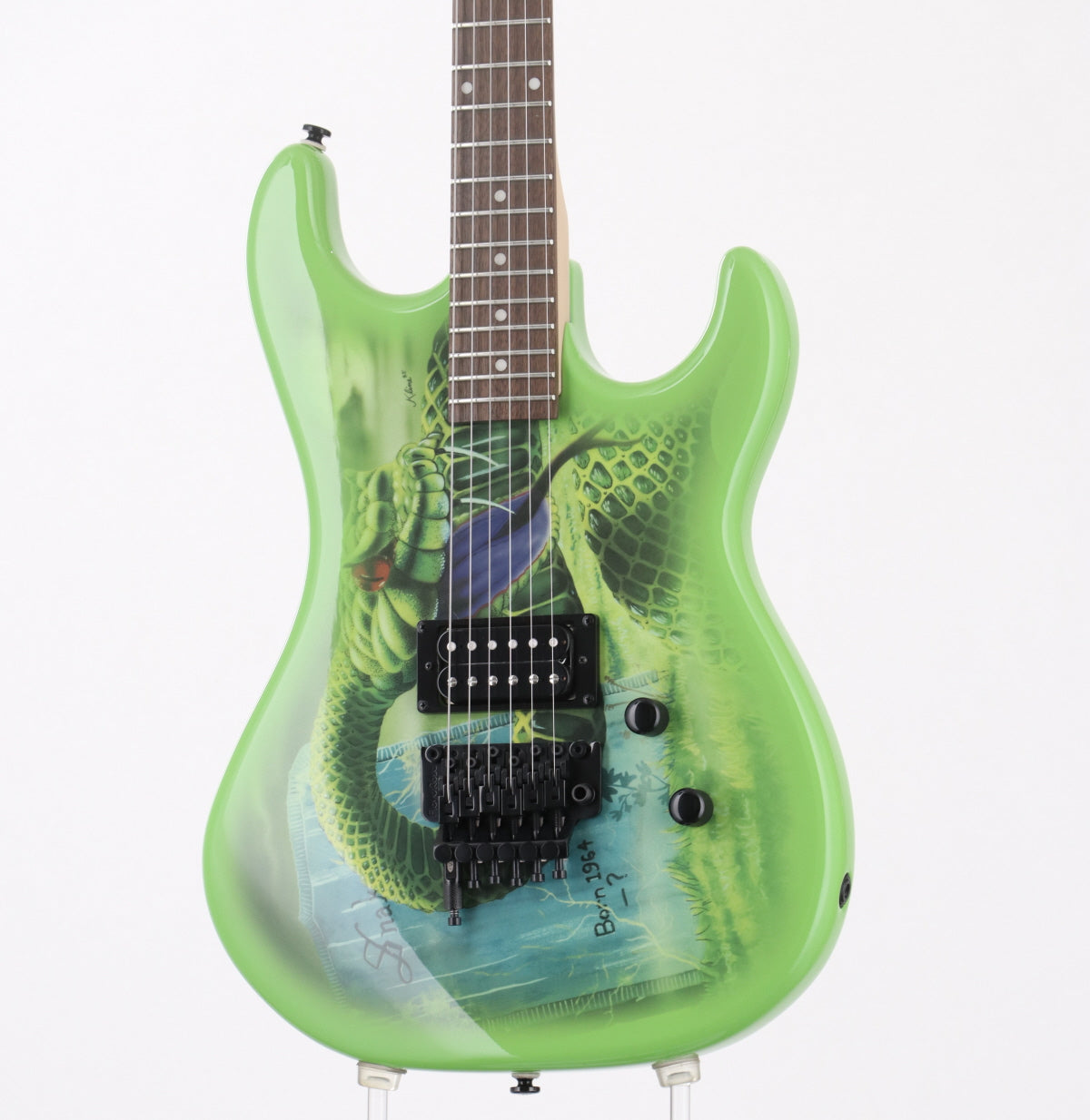 [SN 22072901491] USED KRAMER / Snake Sabo Baretta Snake Green [made in 2022/3.86kg] Kramer Electric Guitar Dave Snake Sabo [08]