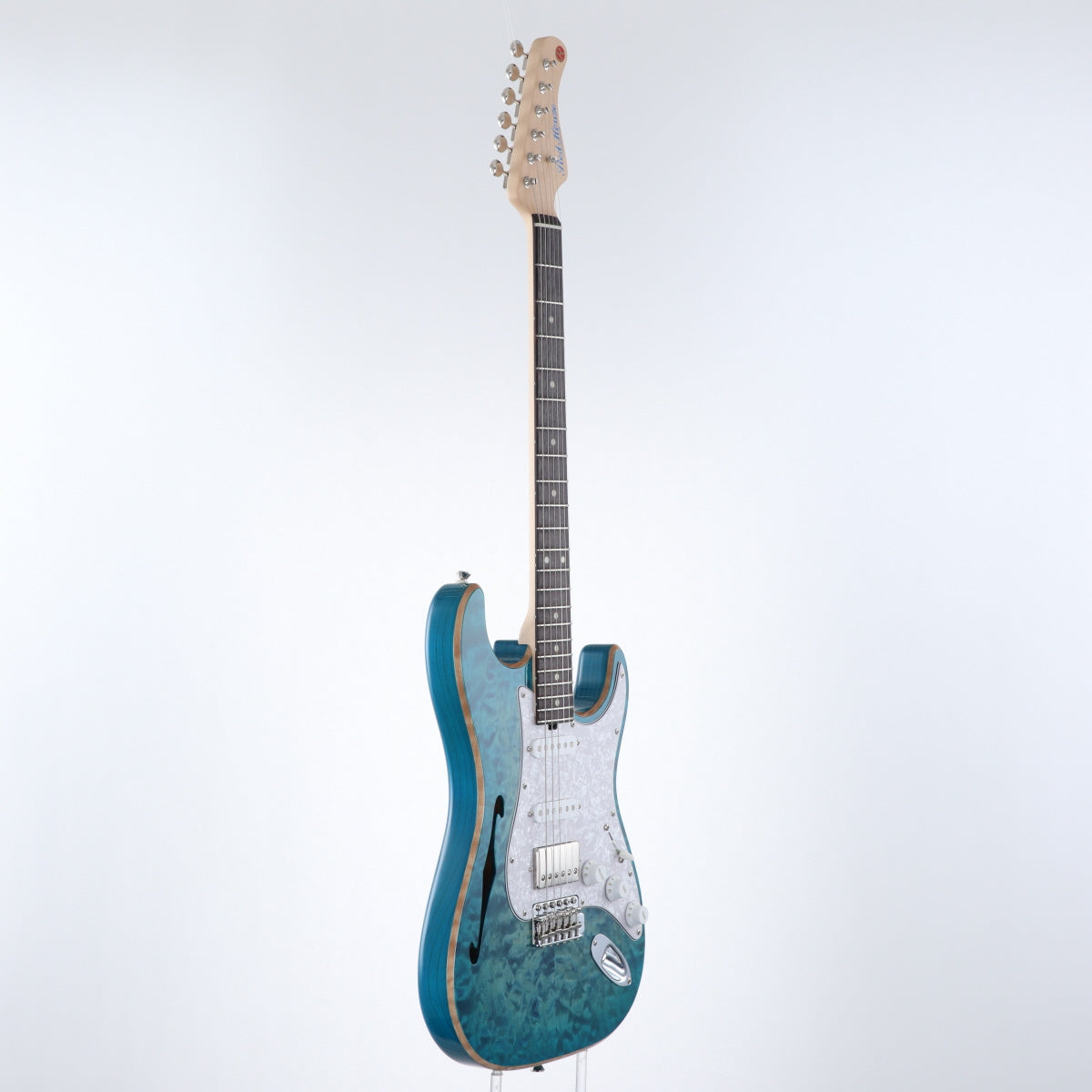 [SN 4624] USED Red House / Piccola S Hollow SSH Trans Blue Burst [12]