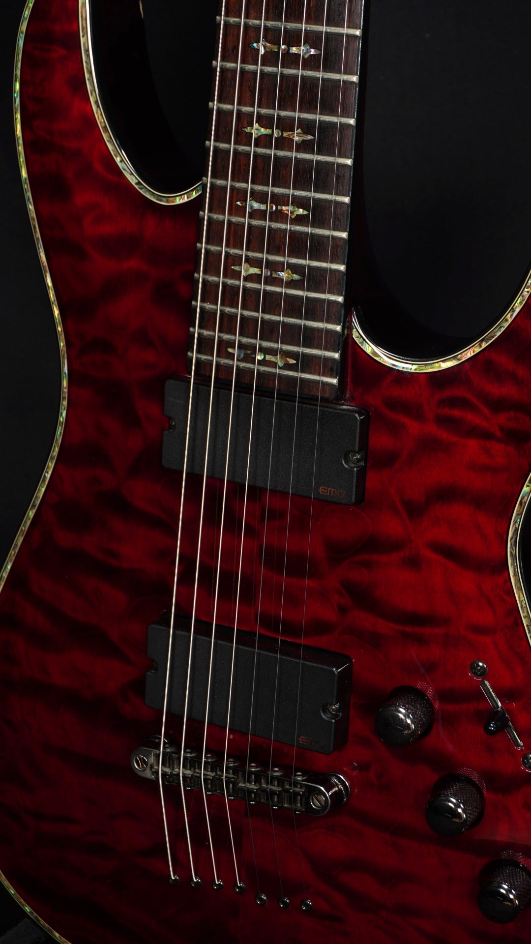 [SN W12040106] USED Schecter / Hellraiser C-7 Black Cherry [04]