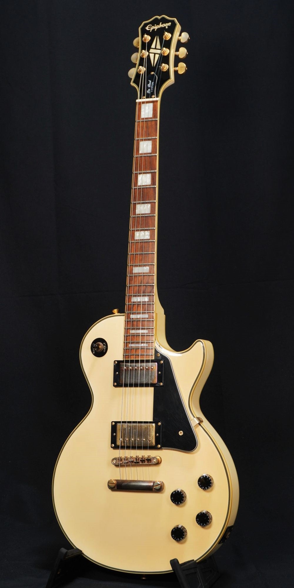 USED Epiphone / Les Paul Custom Alpine White -2008