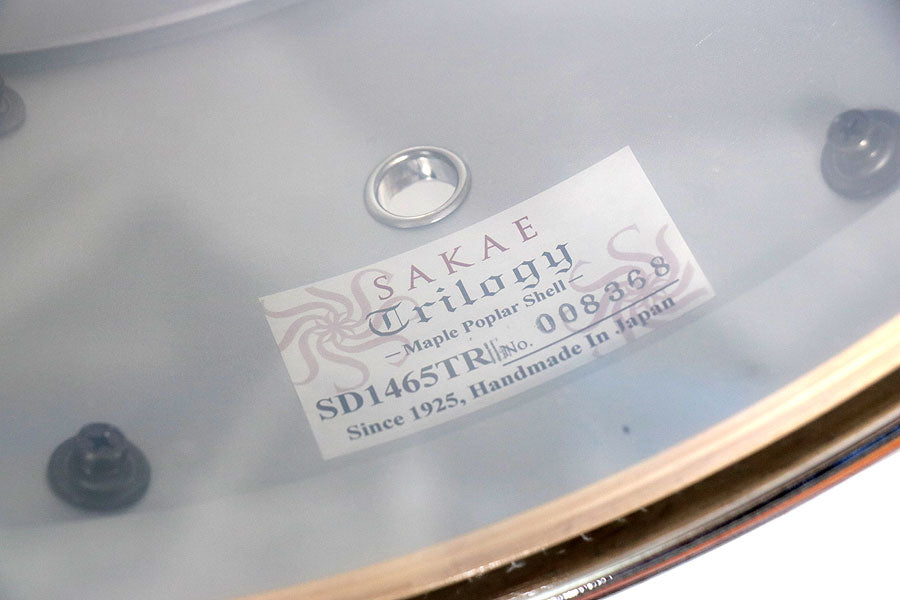 USED SAKAE / SD1465TR BOP Wood Snare Drum [10]