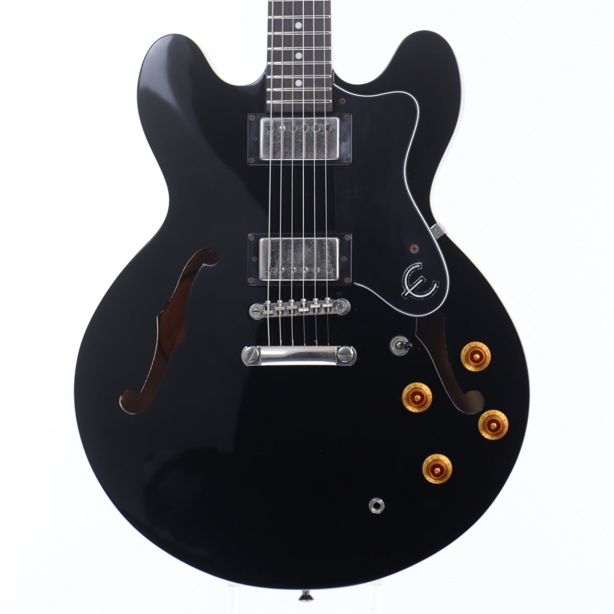 [SN 1609204069] USED Epiphone / Dot Ebony [12]