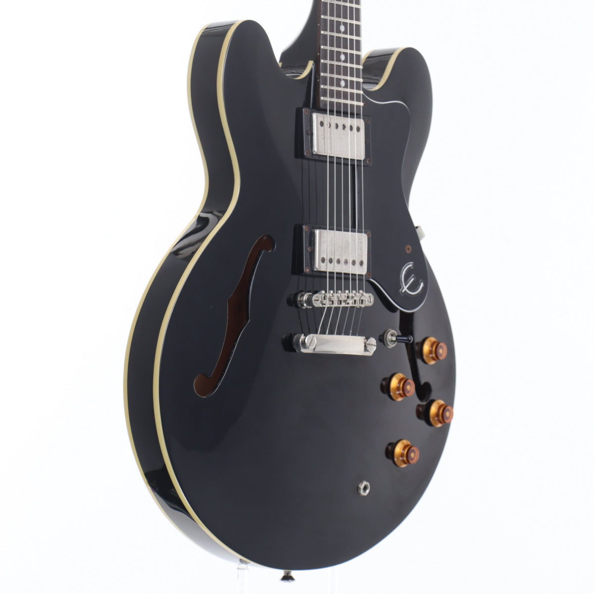 [SN 1609204069] USED Epiphone / Dot Ebony [12]
