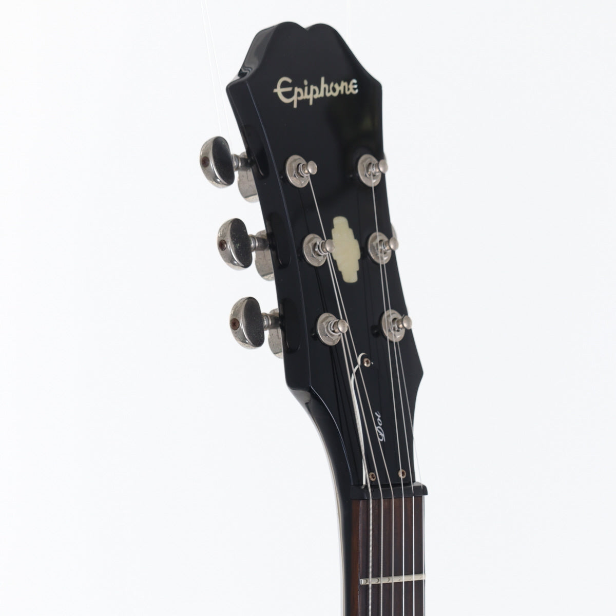 [SN 1609204069] USED Epiphone / Dot Ebony [12]