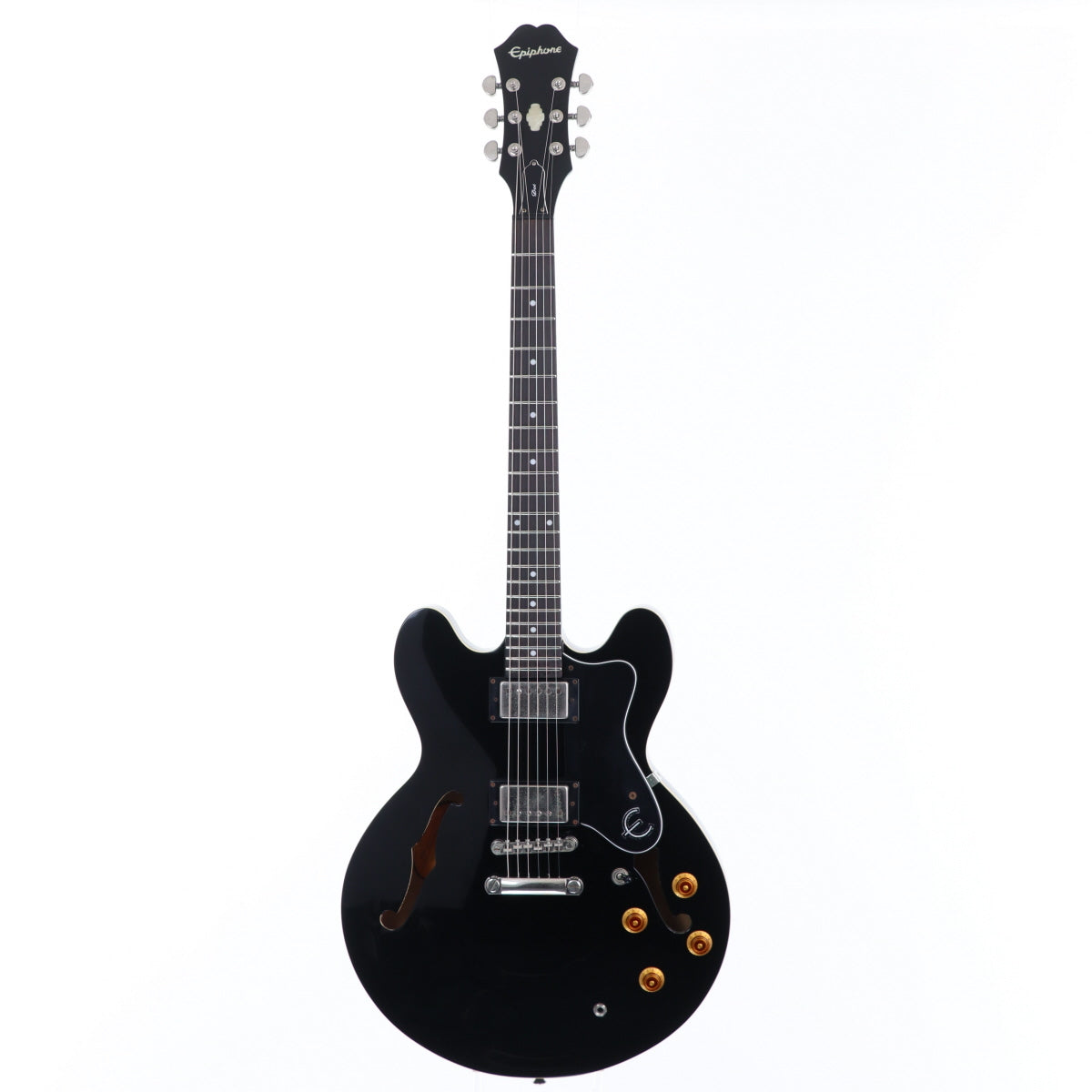 [SN 1609204069] USED Epiphone / Dot Ebony [12]