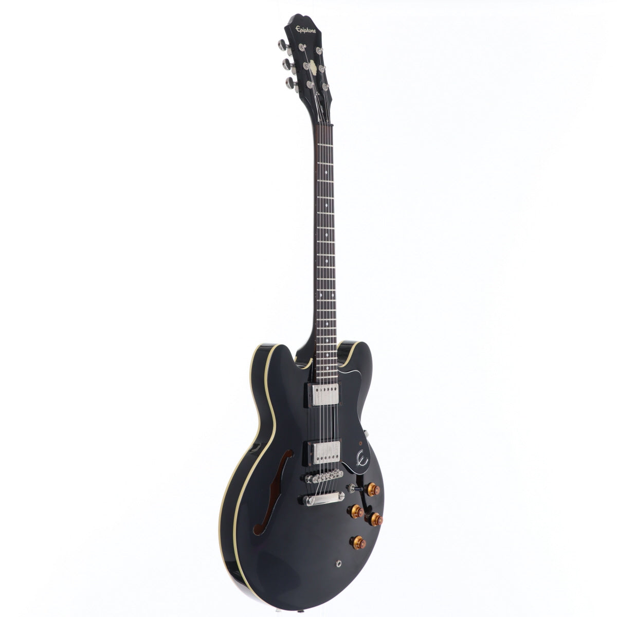 [SN 1609204069] USED Epiphone / Dot Ebony [12]