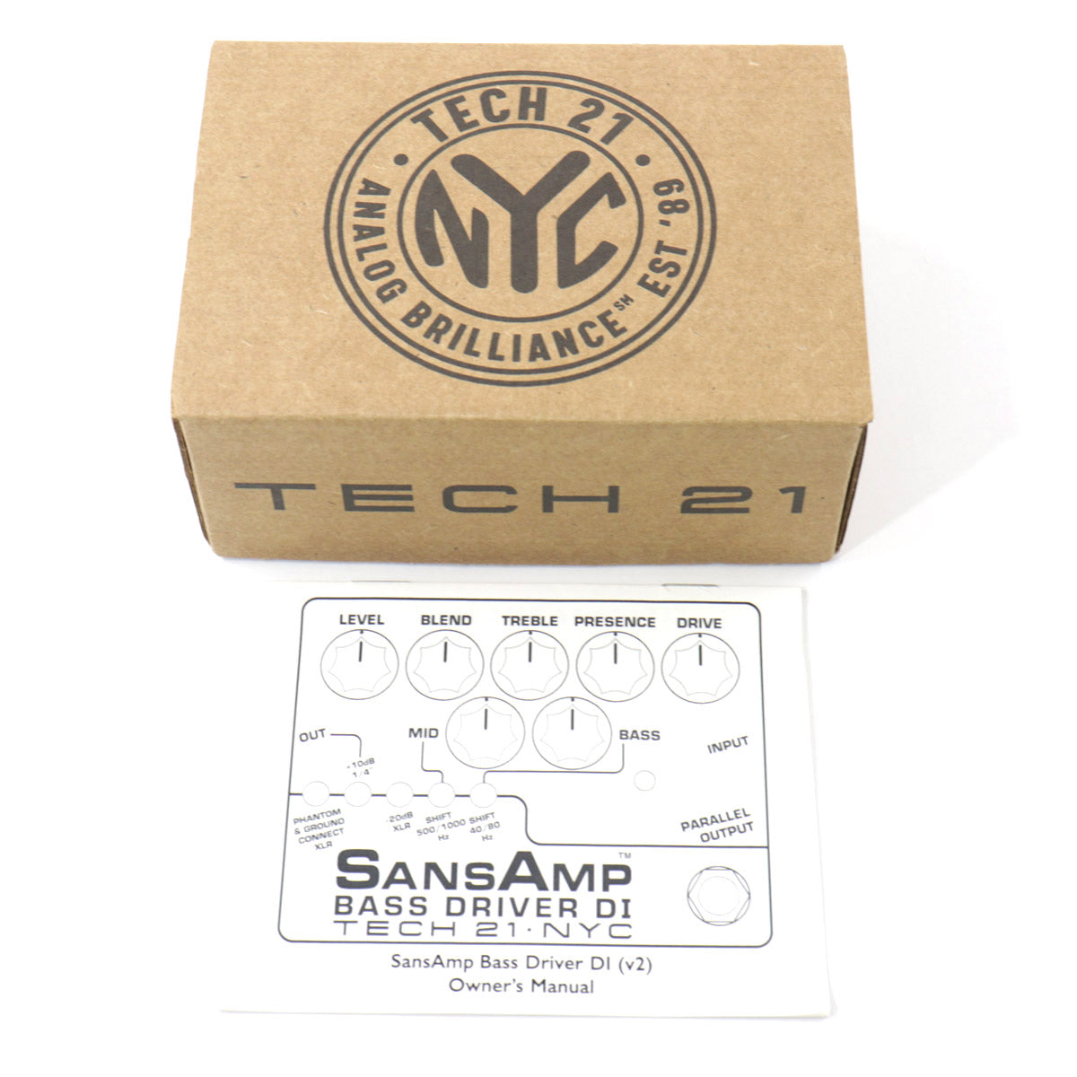 SANSAMP BASSDRIVER DI TECH21 (テック21) ベース用プリアンプは