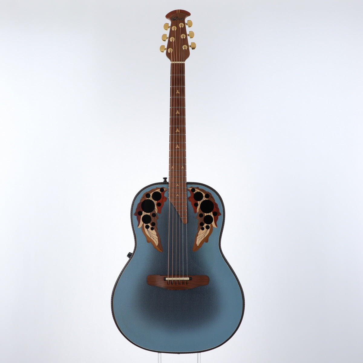 [SN 9169-87] USED Ovation / Adamas II 1681-8 Deep Bowl Non Cutaway Reverse Blue Burst [20]