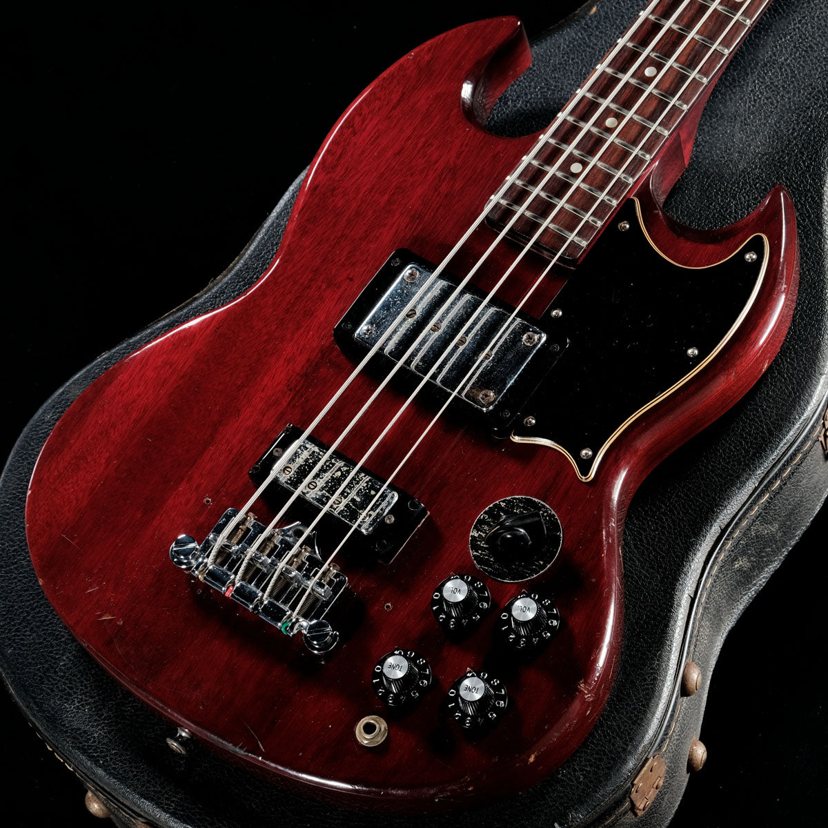 [SN 0015881] USED Gibson / 1976 EB-III Cherry [05]