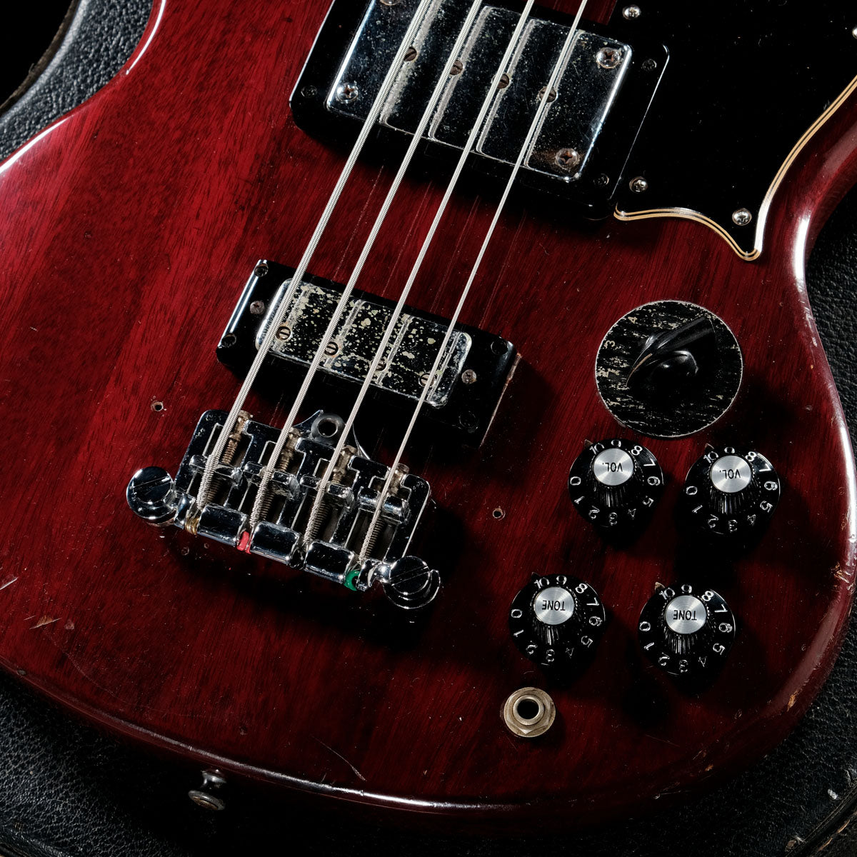 [SN 0015881] USED Gibson / 1976 EB-III Cherry [05]