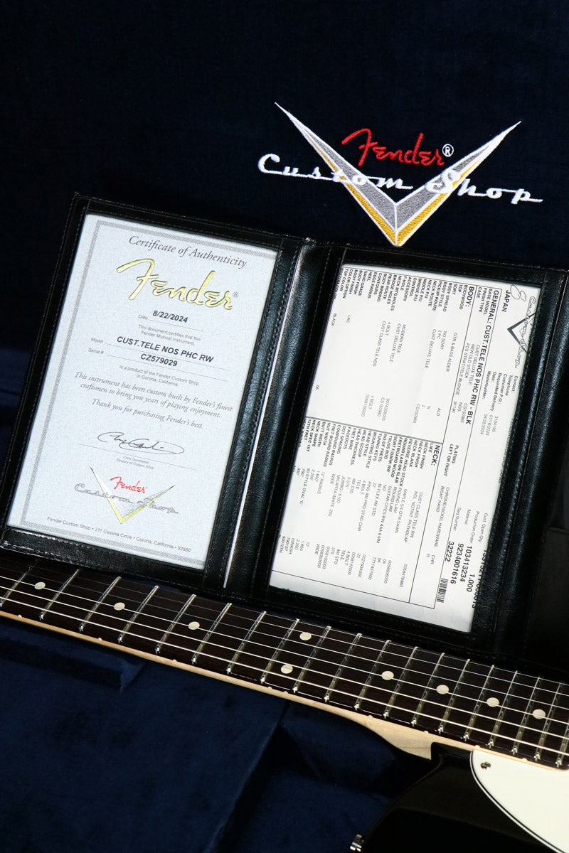 [SN CZ579029] USED Fender Custom Shop / Custom Built Custom Telecaster NOS Black [10]