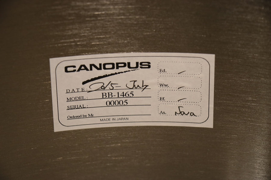 [SN 00005] USED CANOPUS / BB-1465 Snare Drum [10]