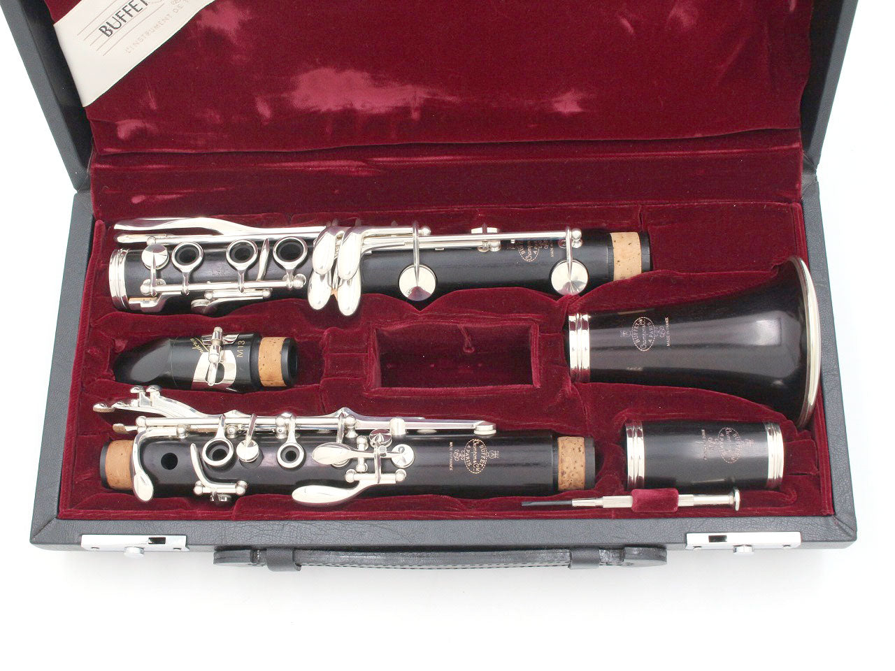 [SN 412629] USED Buffet Crampon / B flat clarinet R13SP, all tampos replaced [09]