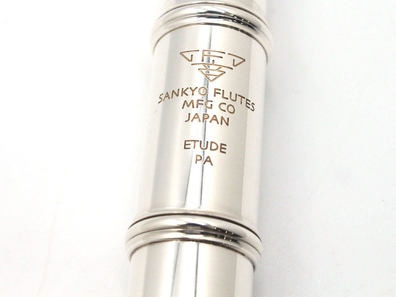 [SN 89329] USED SANKYO / Head tube silver flute ETUDE P.A NEL CC, all tampos replaced [09]