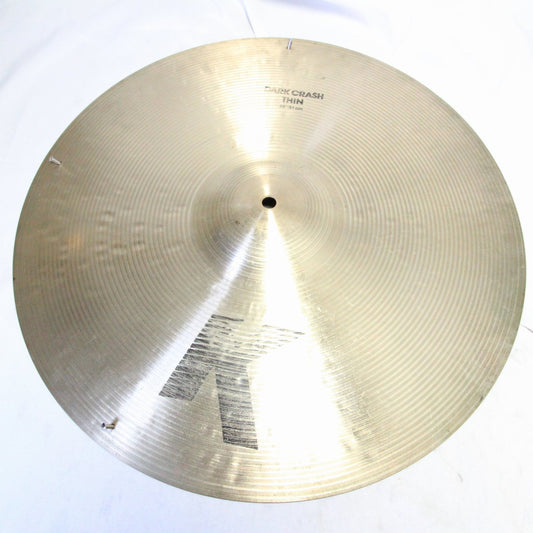 USED ZILDJIAN / K.Zildjian Dark Crash Thin 20" 3rivets 1896g Zildjian Crash Cymbal [08]