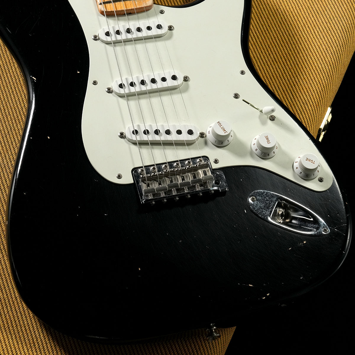 [SN R121577] USED Fender Custom Shop / Master Built 1955 Stratocaster Journeyman Relic Black by Dennis Galuszka [05]
