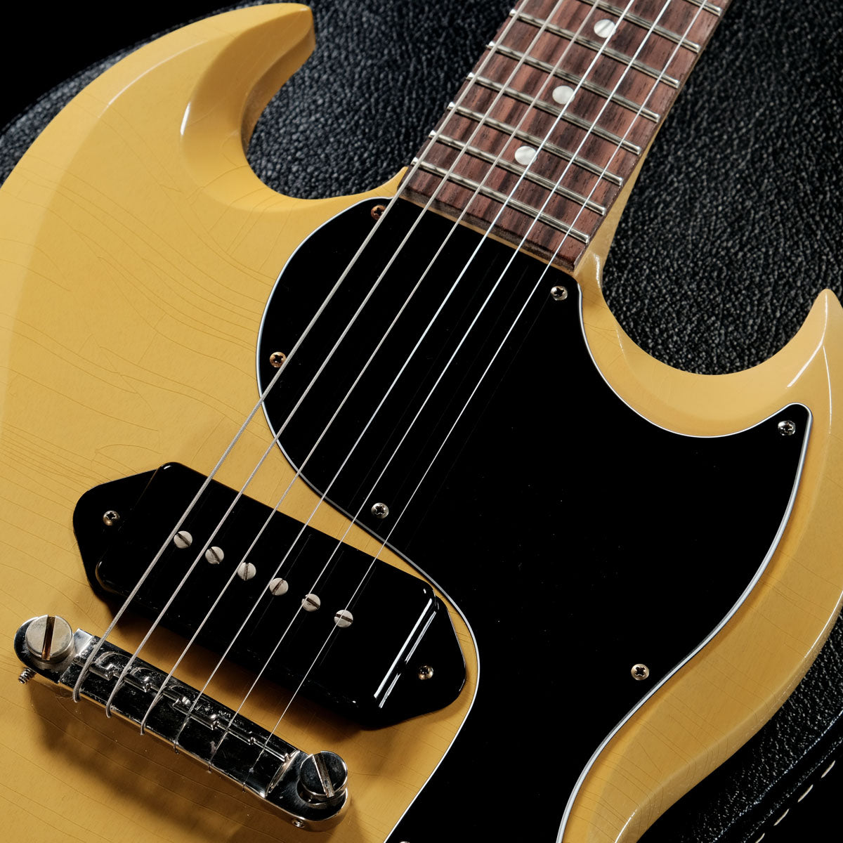 [SN 401633] USED Gibson Custom Shop / Murphy Lab 1963 SG Junior Lightning Bar Ultra Light Aged TV Yellow [05]