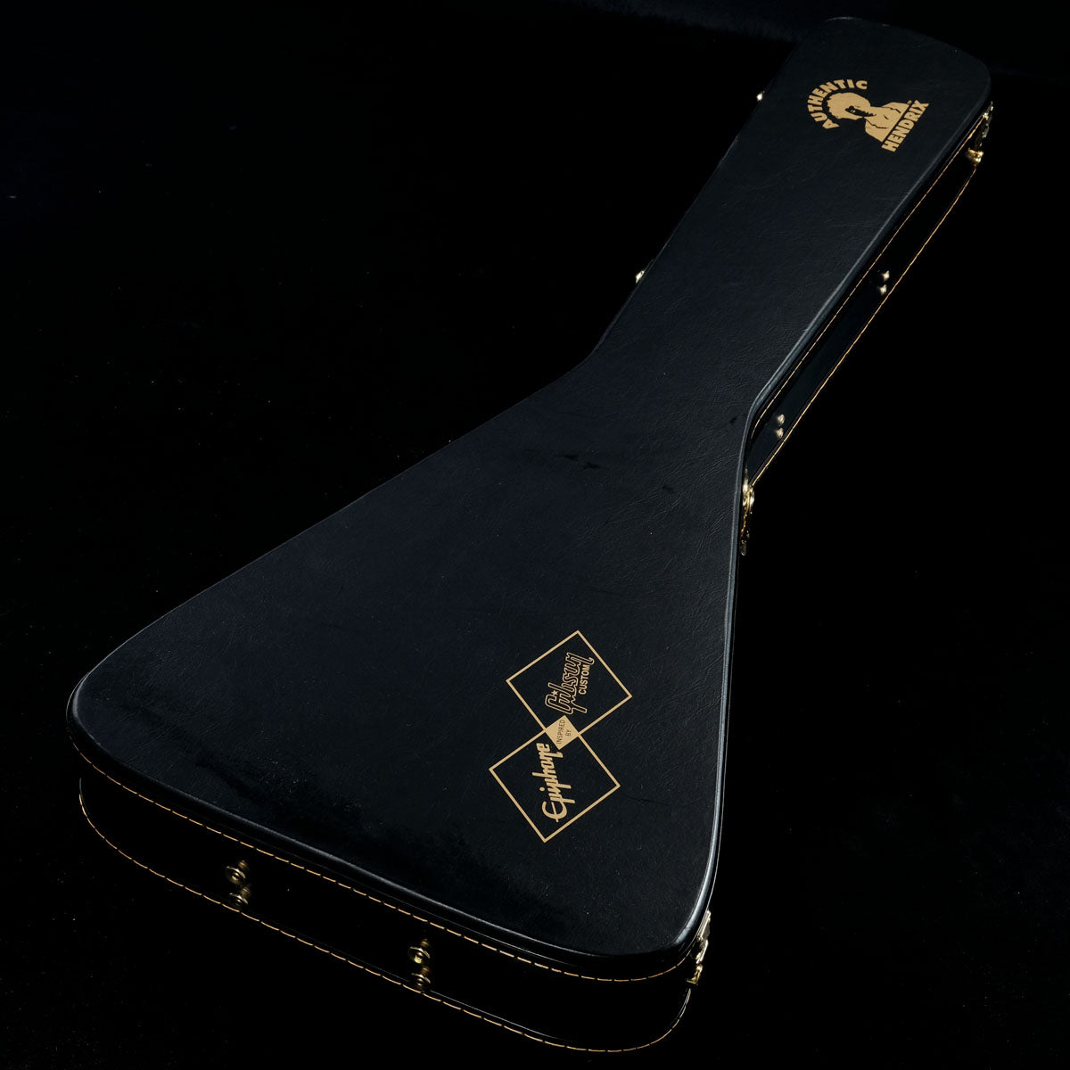 [SN 24041522867] USED Epiphone / Inspired by Gibson Custom Jimi Hendrix "Love Drops" Flying V Ebony [05]