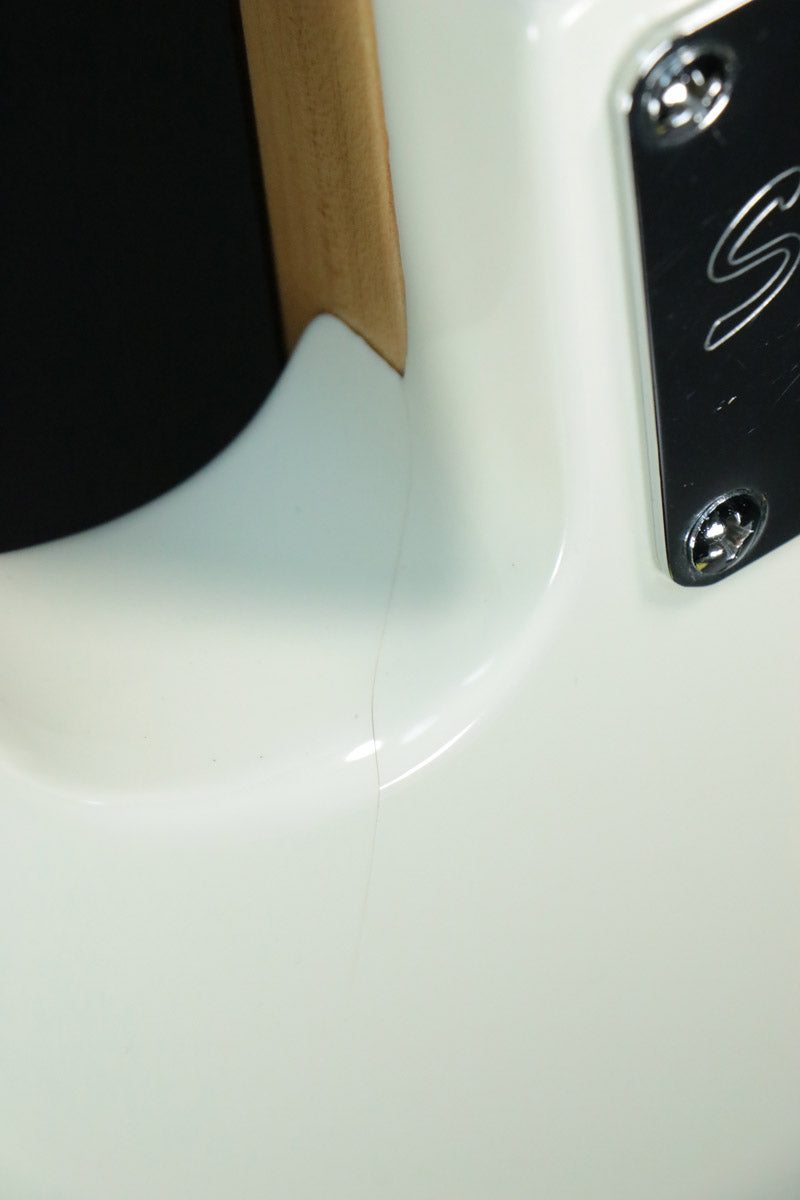 [SN ICS11109374] USED Squier / Mike Dirnt Precision Bass Arctic White Rosewood 2011 [10]