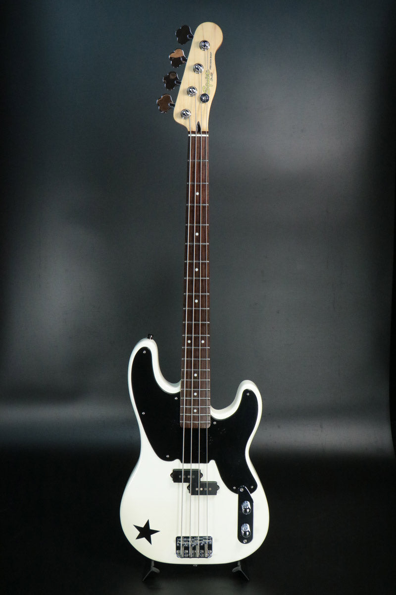 [SN ICS11109374] USED Squier / Mike Dirnt Precision Bass Arctic White Rosewood 2011 [10]